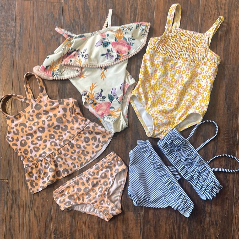 4 Super Cute Swimsuits!!! 2T